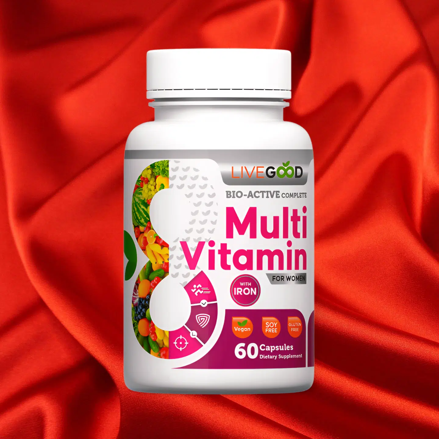 Bio-Active Complete & Multi-Vitamin for Women with Iron