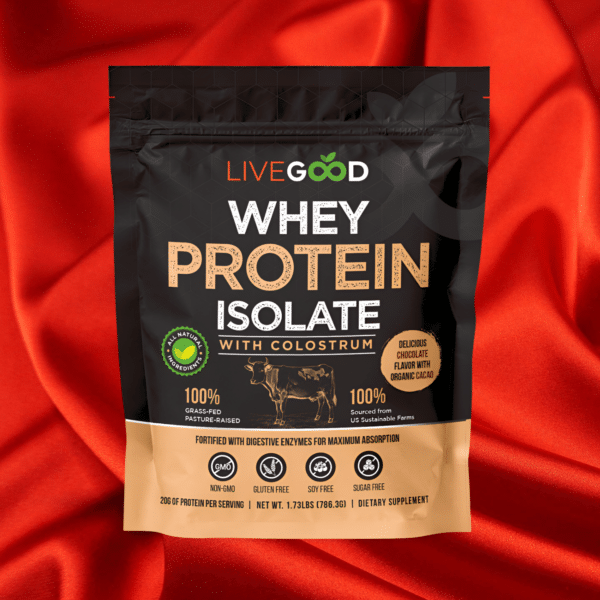 Whey Protein Isolate Powder with Colostrum by LiveGood