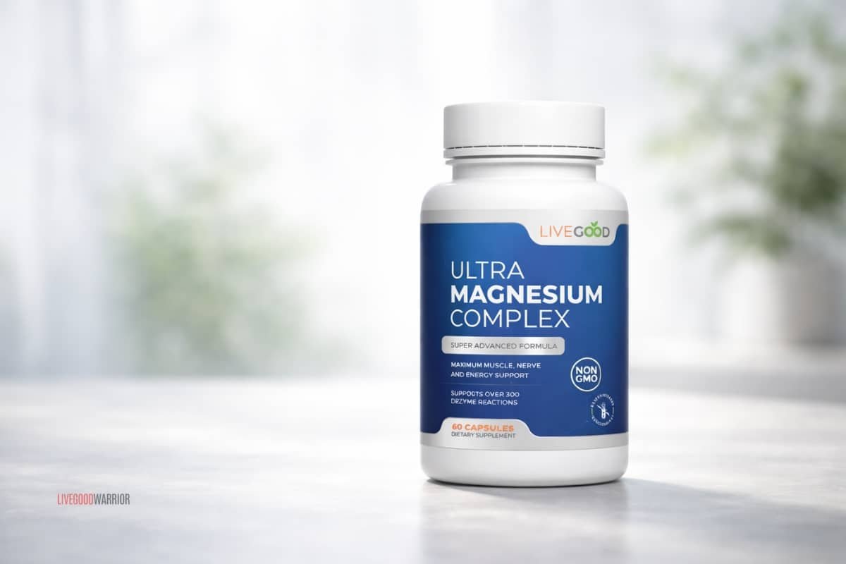 magnesium gluconate vs citrate support shown as Ultra Magnesium Complex supplement for daily use
