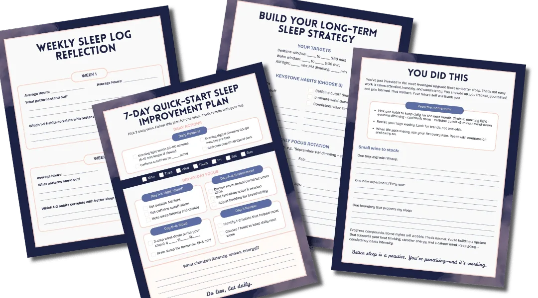 sustainable sleep routine bedtime habits workbook workbook pages focused on creating a sustainable sleep routine and consistent bedtime habits